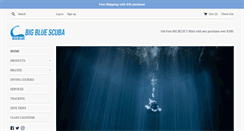 Desktop Screenshot of bigbluescuba.com